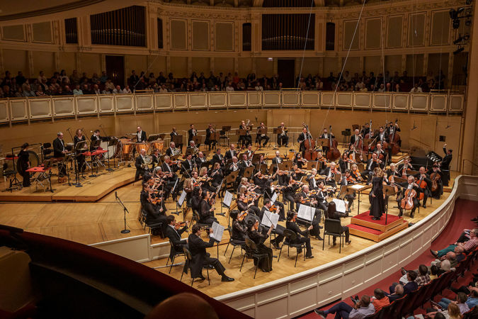 orchestra wide shot