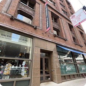 Adams street entrance