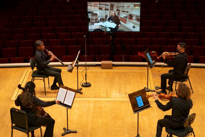 CMPI Fellow Zachary Allen and CMPI mentors Brent Taghap, Seth Pae and Najette Abouelhadi