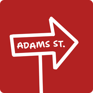 Adams street sign