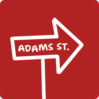 Adams street sign