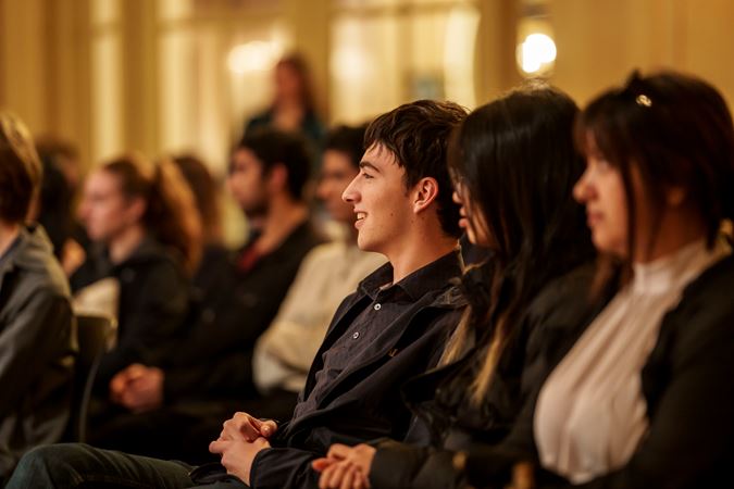 college night audience