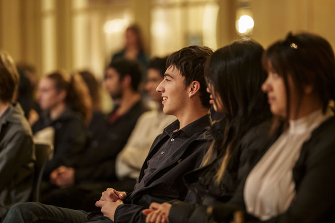 college night audience