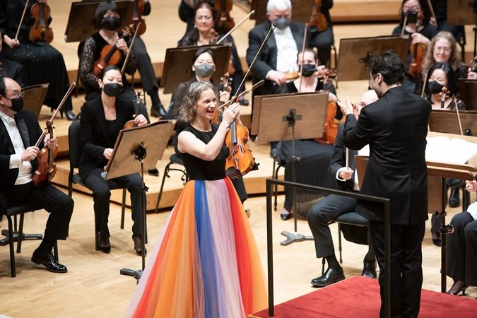 Hilary Hahn and Andrés Orozco-Estrada