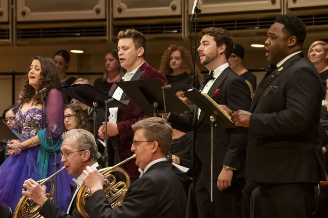 soloists and horns