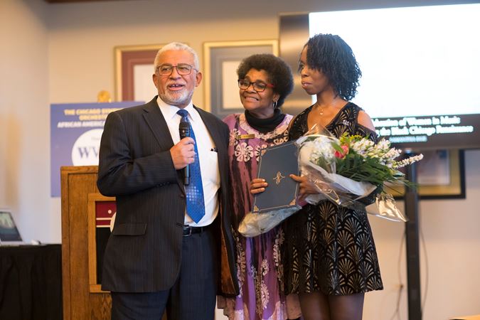 Johann Buis, Sheila Dawson Jones and Samantha Ege