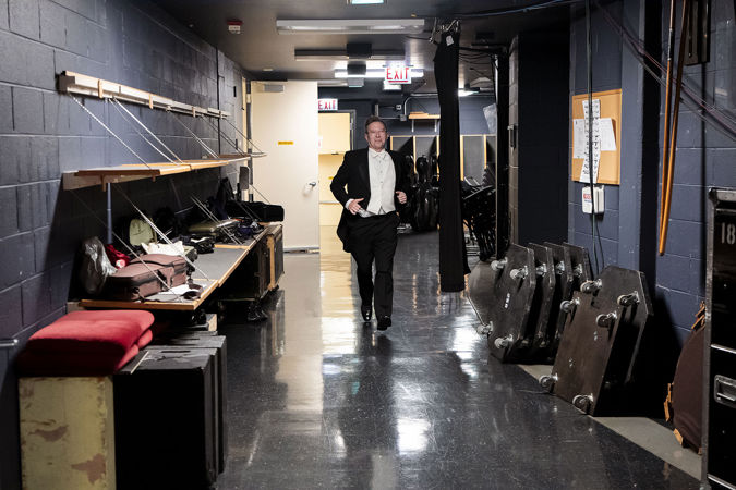 musician backstage