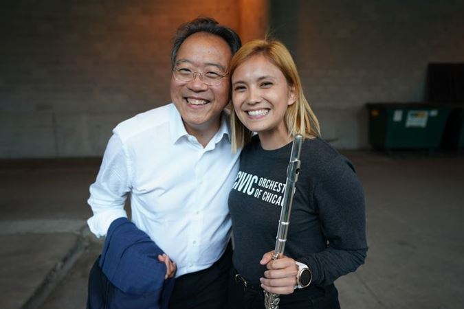 Yo-Yo Ma and Alexandria Hoffman