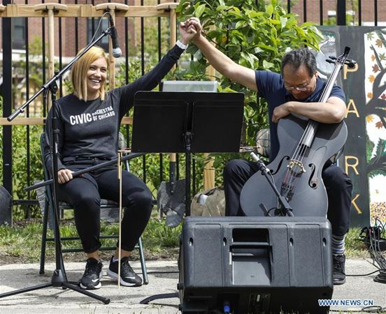 Alexandria Hoffman and Yo-Yo Ma