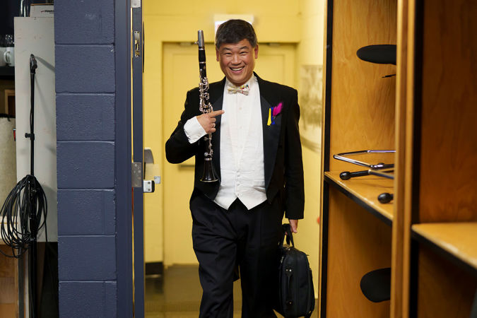 musician backstage