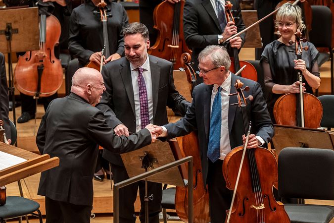 conductor and cellist