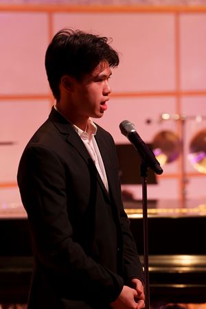 young composer speaking