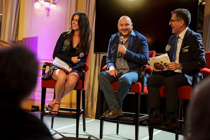 CSO principal trumpet Esteban Batallán takes part in a Q&A hosted by the CSO Latino Alliance