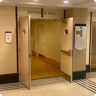 Outside Buntrock Hall