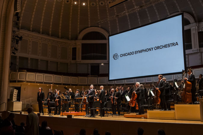 orchestra bowing